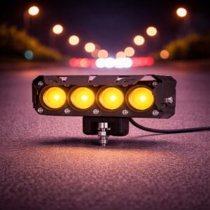 4 LED Metal Body